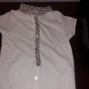 Burberry baby 9 month onesie